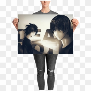Death Note Poster - Death Note Kira And L Clipart