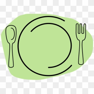 Cutlery Food Plate Knife Fork Png Image - Plate With Food Knife Fork Clipart