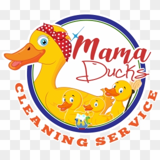 Mama Ducks Cleaning Service Clipart