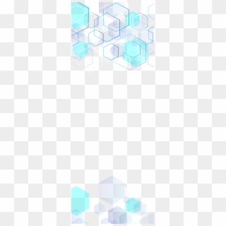 Multilayer Blue Technology Hexagons Png Download Free - Formes Abstract Png Clipart