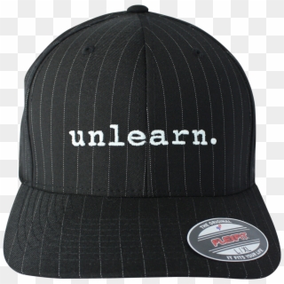 Black Pinstripe Flexfit Hat - Baseball Cap Clipart