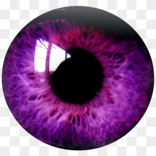 Eye Sticker - Purple Eye Lens Png Clipart