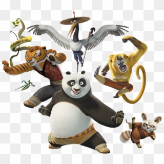 Kung Fu Panda Characters Png - Kung Fu Panda Bday Clipart