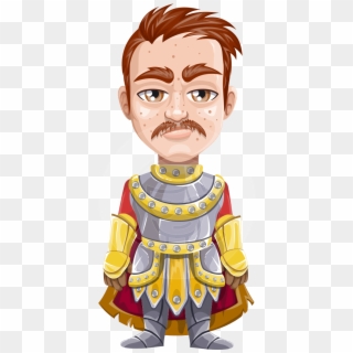 Medieval Knight Cartoon Vector Character Aka Mr - Cartoon Clipart