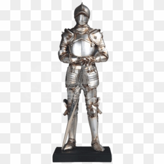 Loyal Medieval Knight Statue From Medieval Collectibles - Cuirass Clipart