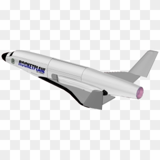 Clipart Black And White Download Rocketplane Global - Rocket Plane - Png Download