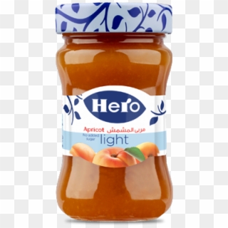 Hero Light Strawberry Jam 200g Clipart