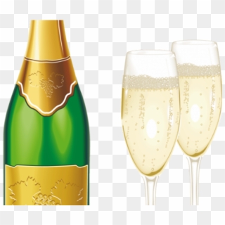 Champagne Clipart Winebottle - Champagne Vector - Png Download