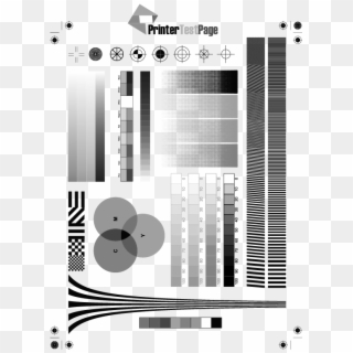 Print Color Or Black White Test Pages Printertestpage - Printer Test Page Pdf Clipart