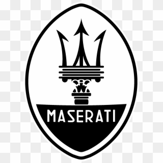 Maserati Logo Black And White Clipart