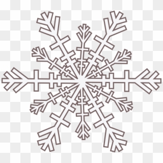 Black And White Borders Snowflakes Clipart