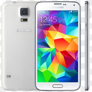 Samsung Galaxy S5 16go 7 Large - Samsung Galaxy S5 Sm G900f White Clipart
