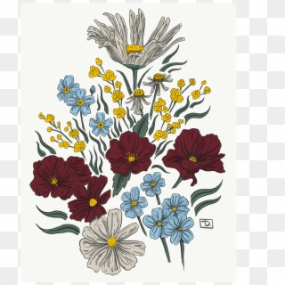Wild Flowers - Bouquet Clipart