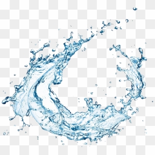 Blue Photography Drop Water Spray Splash Drops Clipart - Water Splash Transparent Background Hd - Png Download