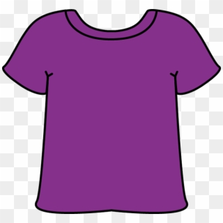 Purple Tshirt - Purple Shirt Clipart - Png Download