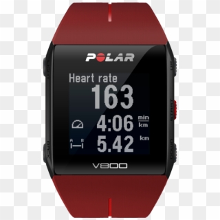 Polar V800 Gps Sports Watch With Heart Rate, Red - Polar Clipart