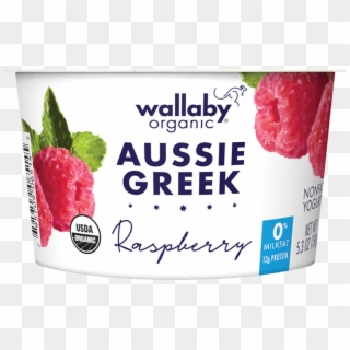 Wallaby Raspberry Organic Greek Nonfat Yogurt - Usda Organic Clipart