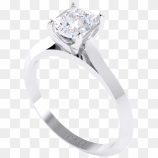 Cushion Cut Diamond Solitaire - Pre-engagement Ring Clipart