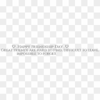 Happy Friendship Day To All My Friends - Parallel Clipart