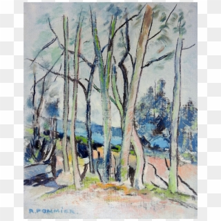 Modernist French Landscape Oil Painting Chairish - Painting Clipart