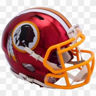 Redskins Helmet Chrome Edition Washington Transparent - Redskins Football Helmet Clipart