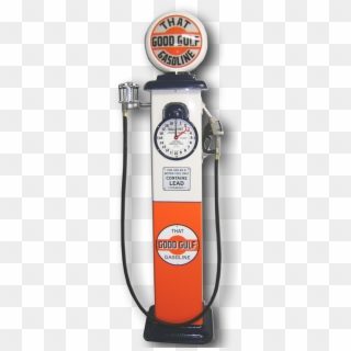 Good Gulf 1929 Clock Face Reproduction Gas Pump - Gauge Clipart