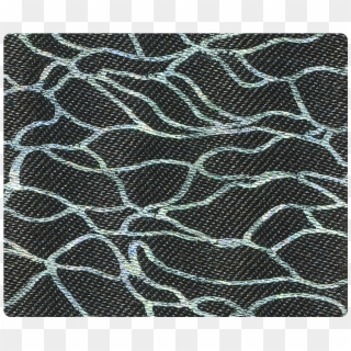 102 Black Flower Satin Fabric Swatch Clipart