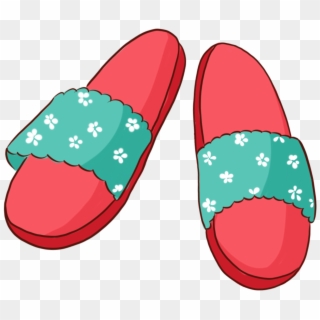 Hand Painted Cartoon Daily Necessities Slippers Png - รูป วาด รองเท้า แตะ Clipart