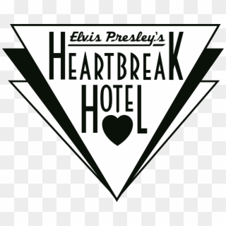 Elvis Presley's Heartbreak Hotel Logo - Heartbreak Hotel Black And White Clipart