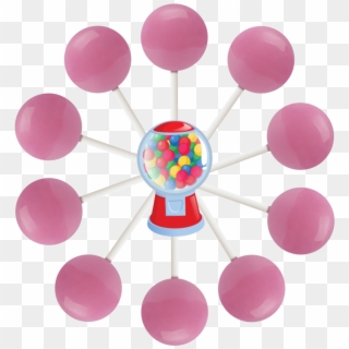 Bubble Gum Lollipop Bag Original Gourmet Food Co - Marketing Communication Touch Points Clipart