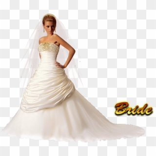 Woman Marriage Png , Png Download - Wedding Dress Clipart