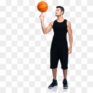 Basketball Training - Basketball Player Spinning The Ball Png Clipart