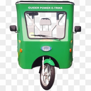 E Trike Green8 - Rickshaw Clipart