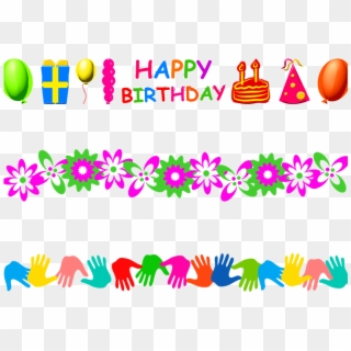 This Graphics Is Page Border About Birthdays, Boundaries, - Free Birthday Border Design Clipart