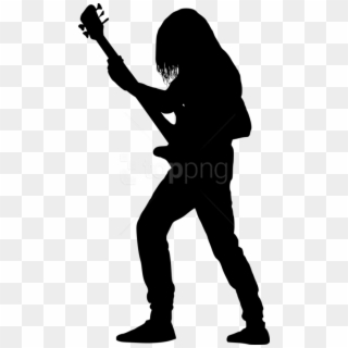 Free Png Electric Guitar Player Png - Girl Guitar Player Silhouette Clipart