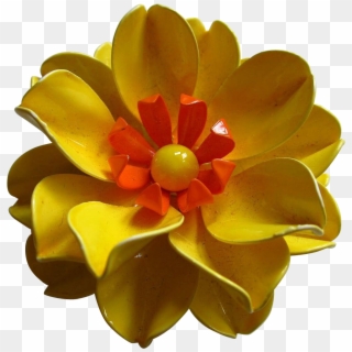 Gorgeous Bright Flower Power S Enamel Vintage - Artificial Flower Clipart