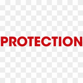 The Word Protection Written In Red - Healthy Girl Clipart