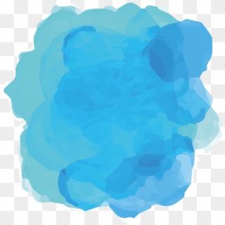 Sky Blue Transprent - Watercolor Brush Png Green Clipart