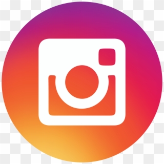 Pink Orange Circle Instragram Icon - Instagram Logo Negative Clipart