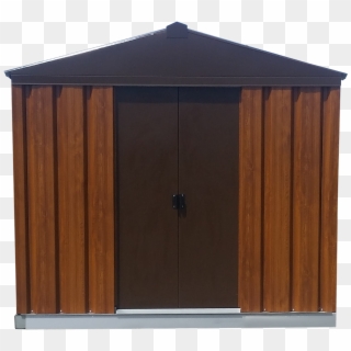Woodgrain Metal Shed 7ft X 4ft - Shed Clipart