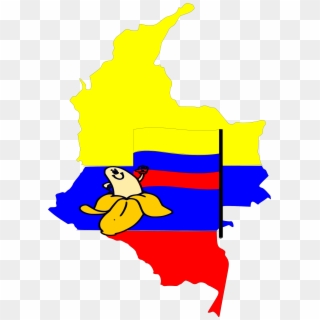 Colombia Image Png - Colombia Map Clipart Transparent Png