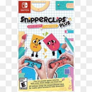 Steam Image - Snipperclips Cd Nintendo Switch - Png Download