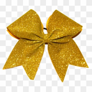 Gold Glitter Bow Vector Clipart