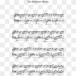 [attack On Titan] The Reluctant Heroes Anime Sheet - Parks And Rec Piano Sheet Music Clipart