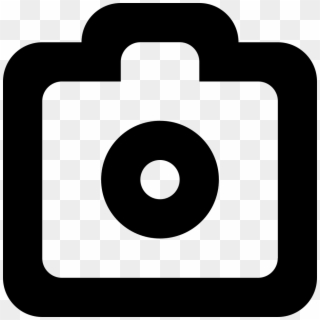 Photo Camera Outline Comments - Icon Clipart