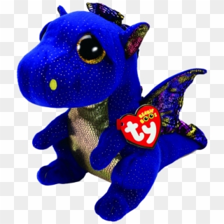 Saffire The Blue Dragon - Ty Dragon Clipart