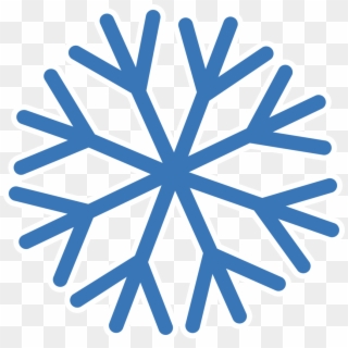 Snowflake With Transparent Background - Snowflake Symbol Clipart