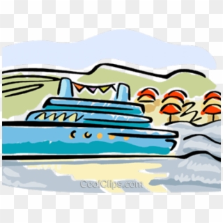 Cruise Ship Clipart Ship Dock - Png Download