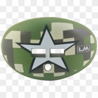 Military Marine Digi Camo White Star - Emblem Clipart