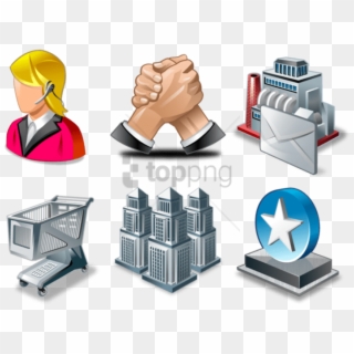 Free Png Free Business Icons - Icon Clipart